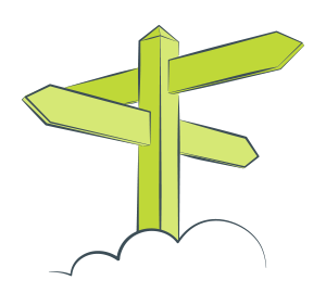 Signpost icon