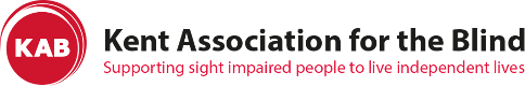 Image is logo of Kent Association for the Blind