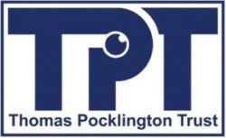 Image is Thomas Pocklington Trust logo