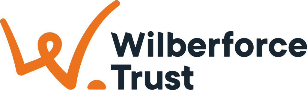 Image is the Wilberforce Trust logo