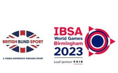 British Blind Sport logo and IBSA World Games Birmingham 2023 logo