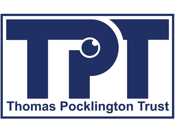 Image is Thomas Pocklington Trust logo