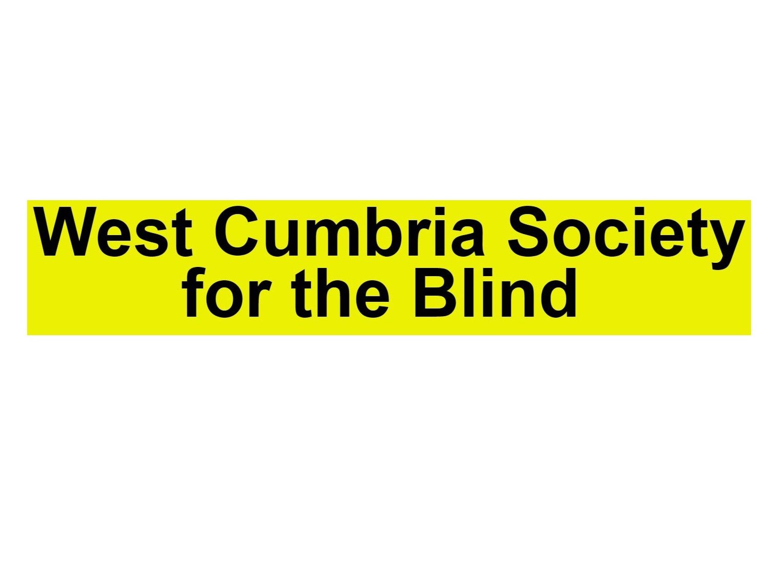 West Cumbria Society for the Blind Logo