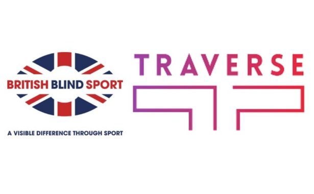 British Blind Sport logo and Traverse logo.