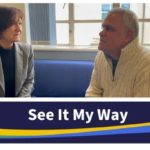 Two people sitting on a sofa with the strapline "See it my Way" underneath