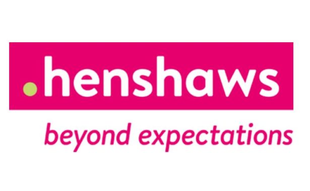 Henshaws logo with strapline "Beyond expectations".