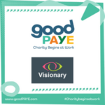 Good Paye and Visionary Logo side by side in a graphic
