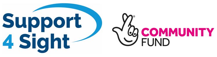 Logos for Support 4 and the National Lottery Community Fund