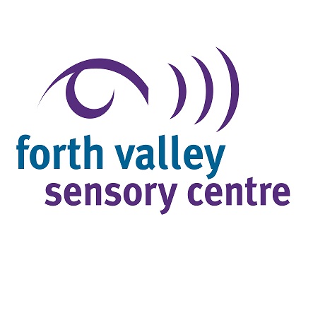 Logo displays the words Forth Valley Sensory Centre 