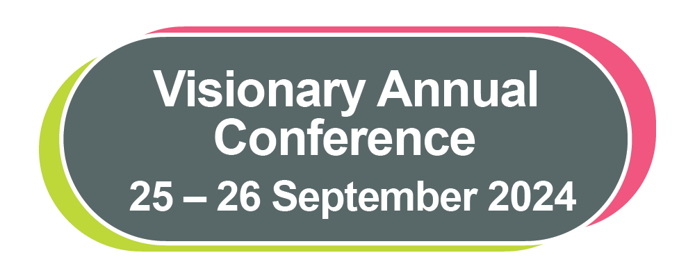 Logo for Visionary Annual Conference 25-26 September 2024