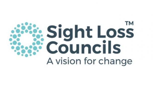 Sight Loss Councils logo - A vision for change