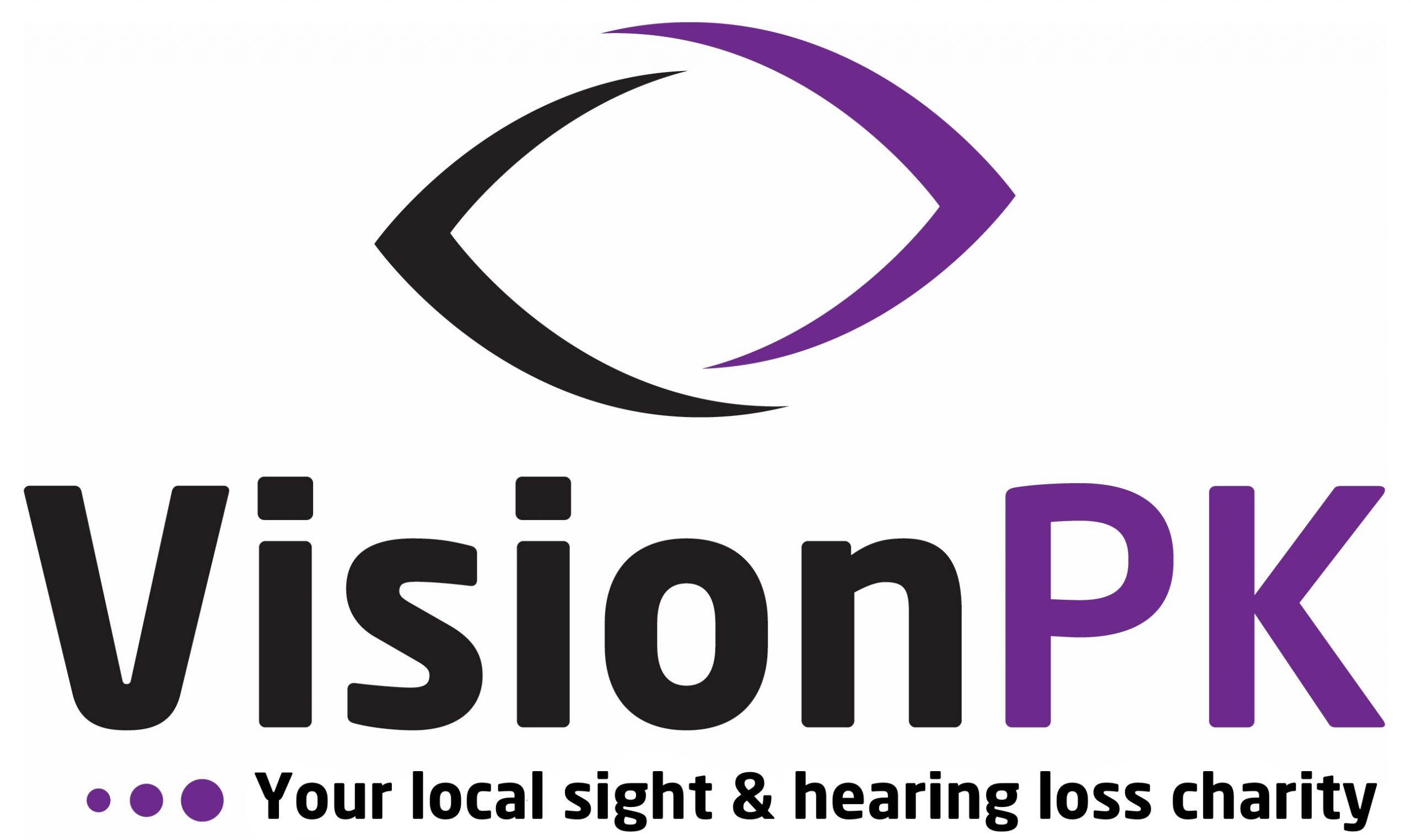 VisionPK logo - Your local sight & hearing loss charity