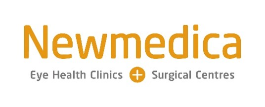 Newmedica logo - Eye health clinics + Surgical Centres