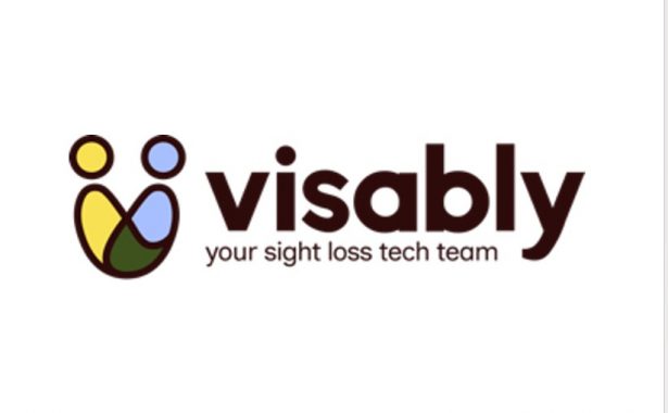 Visably logo - Your sight loss tech team